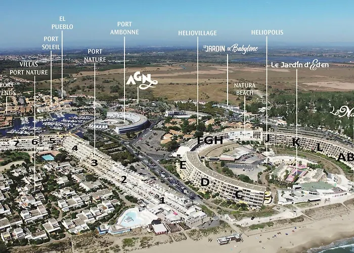 Anita- Heliopolis F 76 - By Agn- 2 Personnes Daire Agde